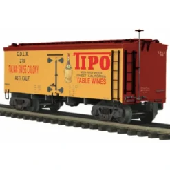 MTH 20-94334 O Italian Swiss Colony 36 Woodsided Reefer Car #282 - Model Train Junction: Quality Parts and Art Supplies