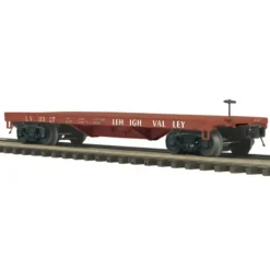 MTH 20-98652 O Lehigh Valley 50-Ton 41 Wood Flat Car #11327 - Model Train Junction: Quality Parts and Art Supplies