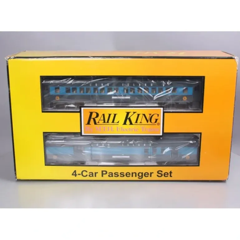 MTH 30-69149 O Long Island 60' Madison Passenger Car Set (Set of 4) NIB - Model Train Junction: Quality Parts and Art Supplies