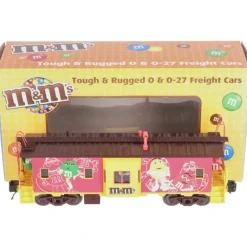 MTH 30-77173 O M&Ms Bay Window Caboose - Model Train Junction: Quality Parts and Art Supplies