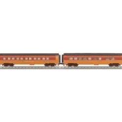MTH 30-67403 O Milwaukee Road 60 Streamlined 2-Car Sleeper/Diner Passenger Set - Model Train Junction: Quality Parts and Art Supplies