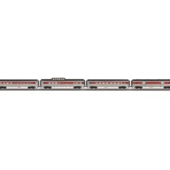 MTH 30-67462 O New Haven 60 Streamlined ABS Passenger Car Set (Set of 4) - Model Train Junction: Quality Parts and Art Supplies