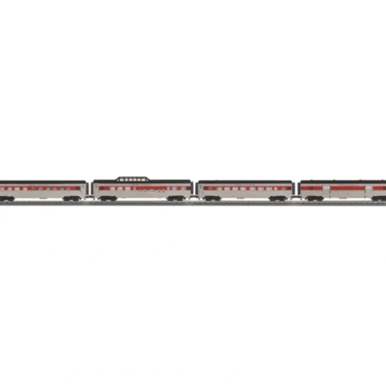 MTH 30-67462 O New Haven 60 Streamlined ABS Passenger Car Set (Set of 4) - Model Train Junction: Quality Parts and Art Supplies