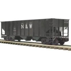 MTH 20-97641 O Norfolk & Western 70-ton 3-Bay Hopper Car #765010 - Model Train Junction: Quality Parts and Art Supplies