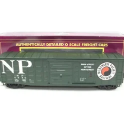 MTH 20-93339 O Northern Pacific 50' Waffle Box Car #5446 LN/Box - Model Train Junction: Quality Parts and Art Supplies