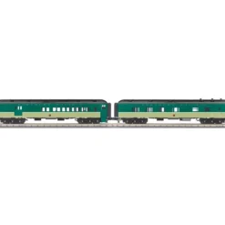 MTH 30-69143 O Northern Pacific 60' Madison Combine/Diner Car Set (Set of 2) - Model Train Junction: Quality Parts and Art Supplies