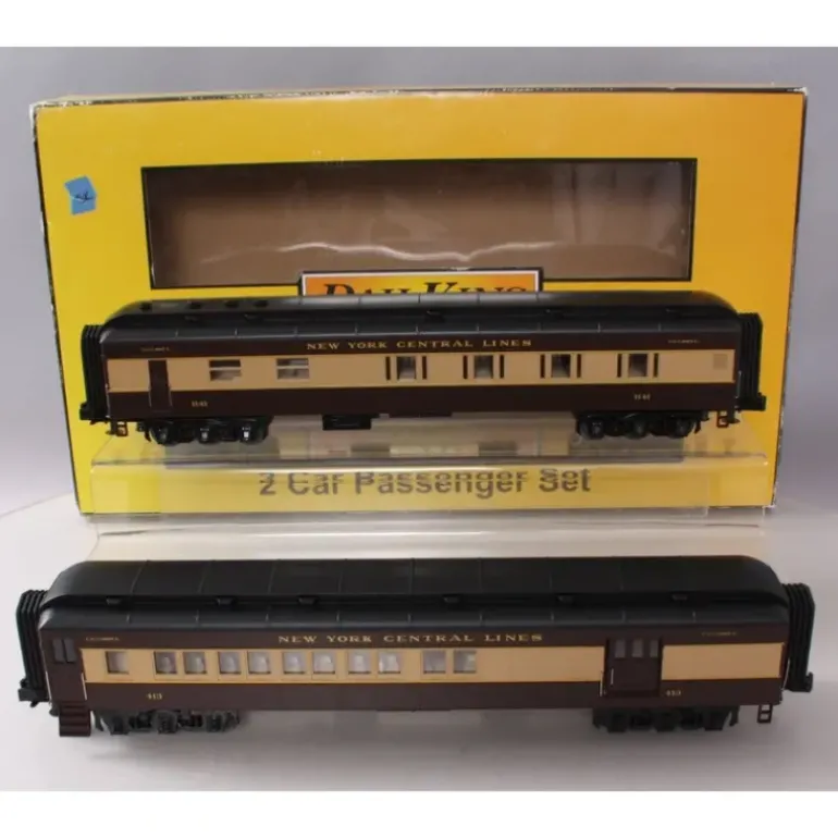 MTH 30-69125 O NYC 60' Madison Combine/Diner Passenger Car Set (Set of 2) - Model Train Junction: Quality Parts and Art Supplies