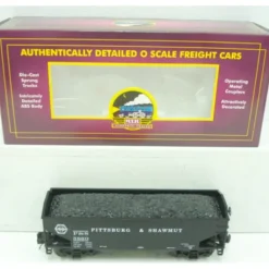 MTH 20-97680 O Pittsburg & Shawmut 2-Bay Offset Hopper Car #5860 - Model Train Junction: Quality Parts and Art Supplies