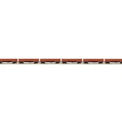 MTH 20-90507 O Santa Fe 50 Ton Composite Drop Bottom Gondola Car Set (Set of 6) - Model Train Junction: Quality Parts and Art Supplies