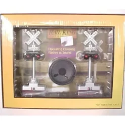 MTH 30-11014 O Scale RailKing Crossing Flasher W/Sound Operating (Set of 2) LN/Box - Model Train Junction: Quality Parts and Art Supplies