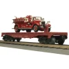 MTH 30-76313 O Southern Flat Car w/38 Ahreans Fox VC Fire Truck - Model Train Junction: Quality Parts and Art Supplies