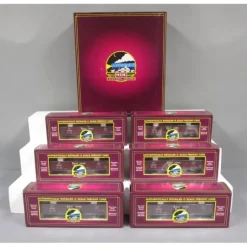 MTH 20-90541 O Southern Pacific 55 Ton Drop Bottom Gondola (Set of 6) - Model Train Junction: Quality Parts and Art Supplies