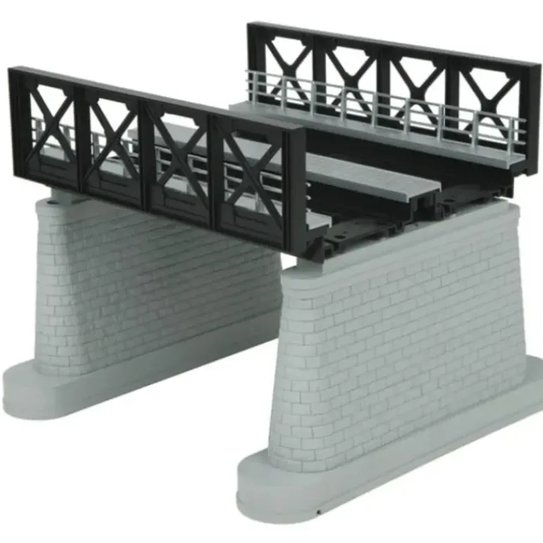 MTH 40-1112 O 2-Track Black Girder Bridge - Model Train Junction: Quality Parts and Art Supplies