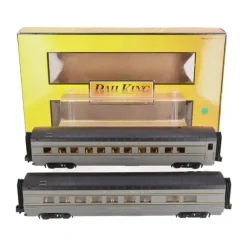 MTH 30-67365 O UP 49'er Scheme 60' Streamlined ABS Passenger Car Set (Set of 2) LN/Box - Model Train Junction: Quality Parts and Art Supplies