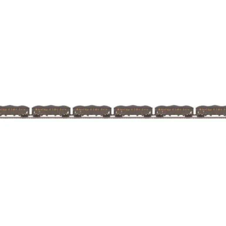 MTH 20-90599 O Wheeling & Lake Erie 4-Bay Hopper Car Set (Set of 6) - Model Train Junction: Quality Parts and Art Supplies