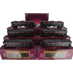 MTH 20-90598 O Wheeling & Lake Erie 4-Bay Hopper Car Set (Set of 6) - Model Train Junction: Quality Parts and Art Supplies