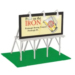 MTH 30-90286 Pittsburgh Brewing Co. Lighted Billboard #2 - Model Train Junction: Quality Parts and Art Supplies