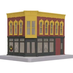 MTH 30-90080 Pool Hall Corner Building w/Blinking Sign - Model Train Junction: Quality Parts and Art Supplies