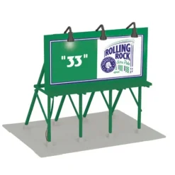 MTH 30-90284 Rolling Rock Lighted Billboard - Model Train Junction: Quality Parts and Art Supplies