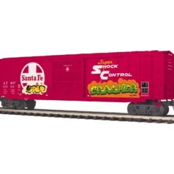 MTH 20-93491 Santa Fe 50' Boxcar w/Grafitti - Model Train Junction: Quality Parts and Art Supplies