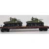 MTH 20-98639 Santa Fe Flat Car with 2 Sherman Tanks - Model Train Junction: Quality Parts and Art Supplies