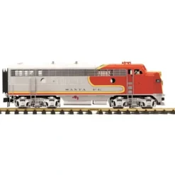 MTH 70-2088-4 Santa Fe G Scale F-7 A-Unit Non- Powered Diesel (Dummy) - Model Train Junction: Quality Parts and Art Supplies