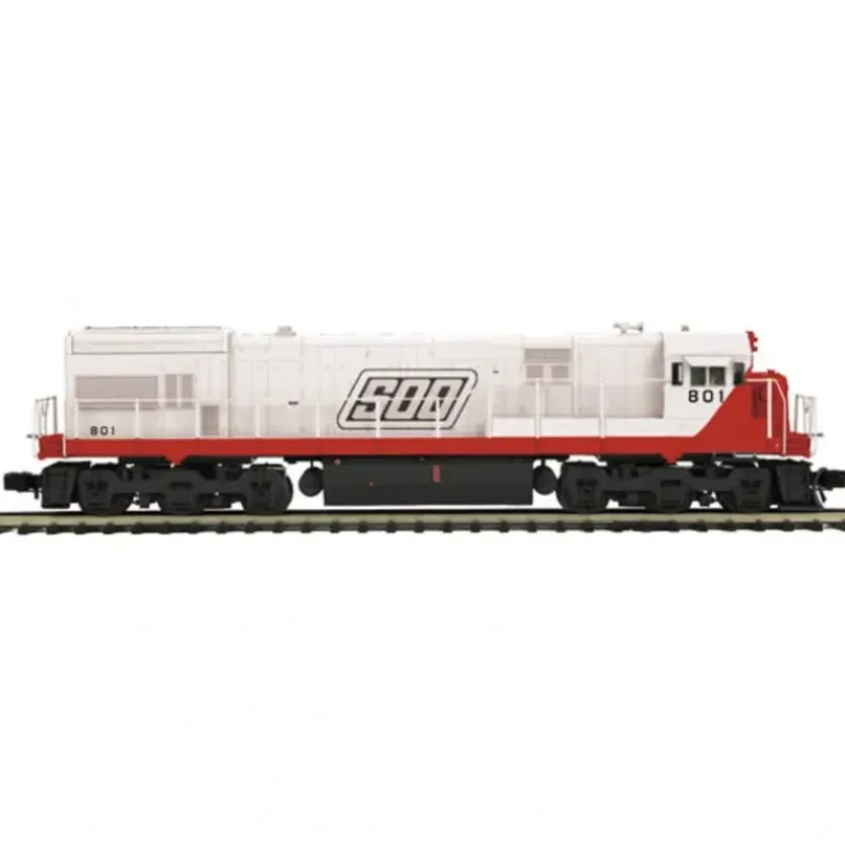 MTH 20-20076-1 SOO Line GE U30C Diesel Engine w/PS2.0 (Hi-Rail Wheels) #801 - Model Train Junction: Quality Parts and Art Supplies