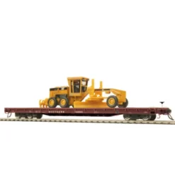 MTH 80-98022 Southern HO Scale 60' Wood Deck Flat Car w/163H Motor Grader - Model Train Junction: Quality Parts and Art Supplies