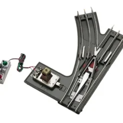 MTH 11-99077 Standard Gauge Tinplate Black 72 Inch Remote RH Switch - Model Train Junction: Quality Parts and Art Supplies
