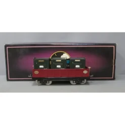 MTH 10-1073 Standard Gauge Tinplate 212 Maroon Gondola with Containers - Model Train Junction: Quality Parts and Art Supplies