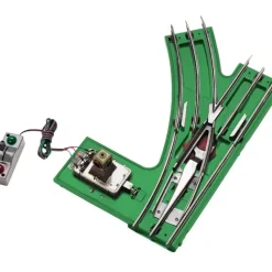 MTH 11-99045 Standard Gauge Tinplate Green 42 Inch Remote LH & Switch - Model Train Junction: Quality Parts and Art Supplies