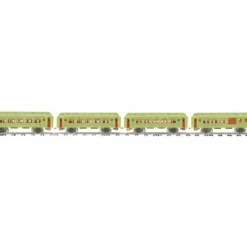 MTH 10-5086 Std. Gauge Apple Green Ives 240 Passenger Car Set (Set of 4) - Model Train Junction: Quality Parts and Art Supplies
