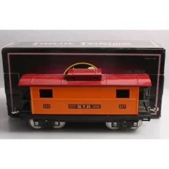 MTH 10-2043 Std. Gauge MTH Lines Orange & Maroon w/Brass 200 Series Caboose - Model Train Junction: Quality Parts and Art Supplies