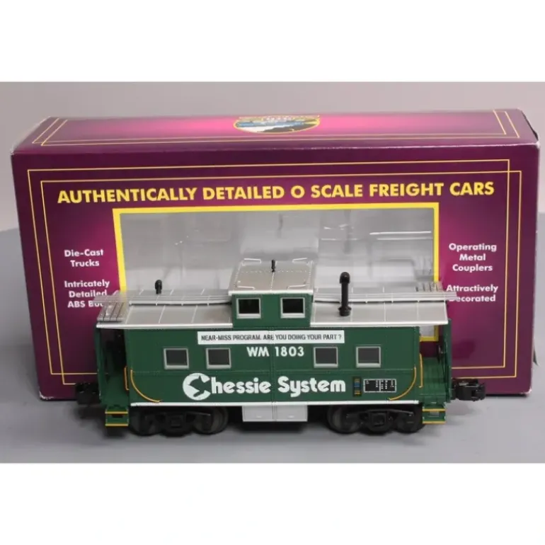 MTH 20-91343 STEEL CABOOSE - CENTER CUPOLA CHESSIE - Model Train Junction: Quality Parts and Art Supplies