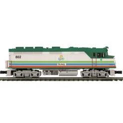 MTH 20-20107-2 Tri-Rail F40PH Diesel Engine with PS 2.0 #802 (Scale Wheels) - Model Train Junction: Quality Parts and Art Supplies