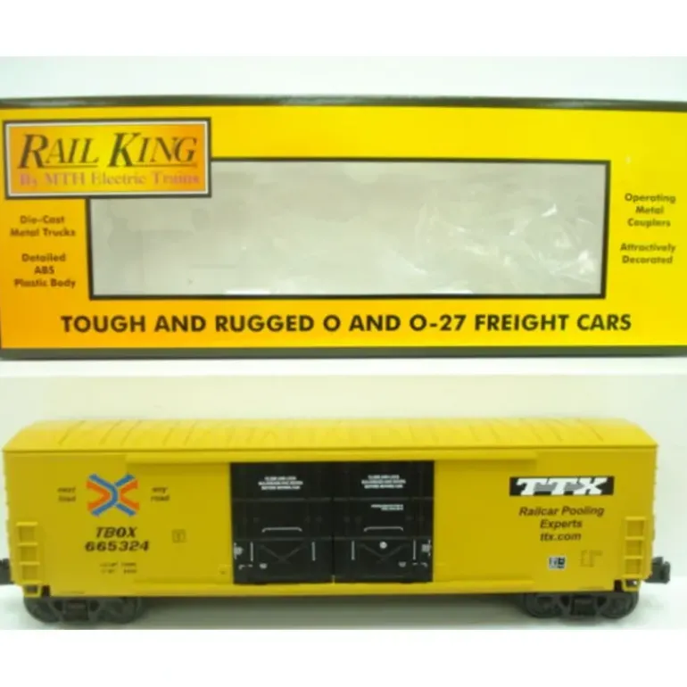 MTH 30-74523 TTX 50' Double Door Plugged Boxcar - Model Train Junction: Quality Parts and Art Supplies