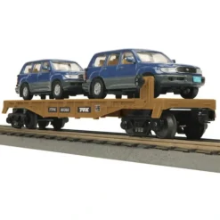 MTH 30-76300 TTX Flat Car with 2 Toyota Land Cruisers #80368 - Model Train Junction: Quality Parts and Art Supplies