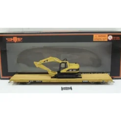 MTH 80-98031 TTX HO Scale 60' Wood Deck Flatcar w/315C Hydraulic Excavator - Model Train Junction: Quality Parts and Art Supplies