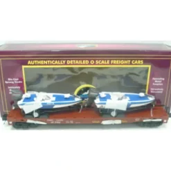 MTH 20-98586 Union Pacific Flatcar #57014 with 2 Fishing Boats - Model Train Junction: Quality Parts and Art Supplies