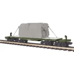 MTH 20-98726 U.S. Army 47' TTX Heavy Duty Flat Car w/Transformer - Model Train Junction: Quality Parts and Art Supplies