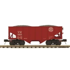 MTH 20-97271 Western Maryland 2-Bay Fish Belly Hopper Car w/Coal Load #10820 - Model Train Junction: Quality Parts and Art Supplies