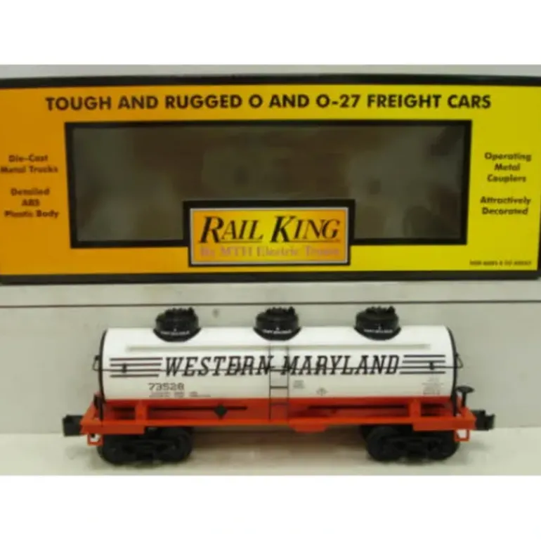 MTH 30-73256 Western Maryland 3-Dome Tank Car - Model Train Junction: Quality Parts and Art Supplies