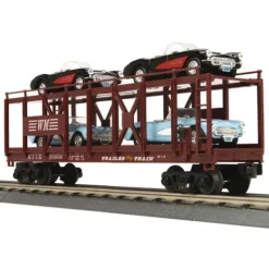 MTH 30-76406 WM Auto Carrier Flatcar with 4 '57 Corvettes - Model Train Junction: Quality Parts and Art Supplies