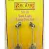 MTH RK-1060 O #70 Black Yard Light Lamp Post Set (Pack of 2) - Model Train Junction: Quality Parts and Art Supplies