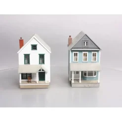 O Gauge Assorted Plastic Houses [2] VG - Model Train Junction: Quality Parts and Art Supplies