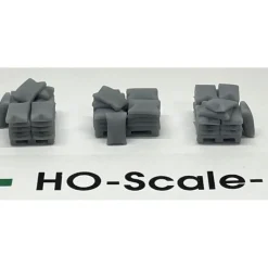 Phoenix Precision Models 31600 HO Full Sacks on a Pallet (Pack of 3) - Model Train Junction: Quality Parts and Art Supplies