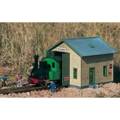 Piko 62044 G Red River Locomotive Shed Building Kit - Model Train Junction: Quality Parts and Art Supplies