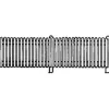 Plastruct 90460 HO 41/64" x 20" x 23/64" Picket Fence - Model Train Junction: Quality Parts and Art Supplies