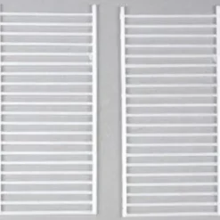 Plastruct 90499 1/4" x 5" x 2-11/32" Vertical Railing (Pack of 2) - Model Train Junction: Quality Parts and Art Supplies