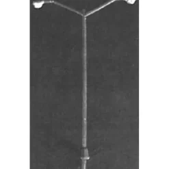 Plastruct 94814 Z 5/8" x 1-3/8" 1960's Double Boulevard Lights (Pack of 4) - Model Train Junction: Quality Parts and Art Supplies